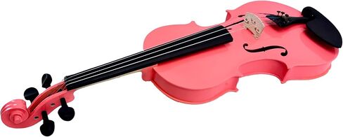 مجموعة الكمان الوردي الكامل بحجم 4/4 مخصصة للمبتدئين للبالغين - مجموعة بداية للمبتدئين الذين يتعلمون الكمان ، عازفي الكمان المتقدمين ، والمهنيين in Kuwait