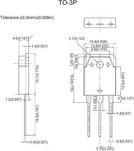 Chanzon 50pcs BC550C BC560C (25PCS NPN BC550C + 25PCS PNP BC560C) TO-92 BJT Power Bipolar Junction Transistor Assortment (Pack of 50pcs) in Saudi Arabia