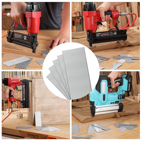 WORKPRO 1-1/4" 18Gauge Brad Nails, 6000 Count Universal Brad Nails for Pneumatic, Electric Brad Nailer in Saudi Arabia