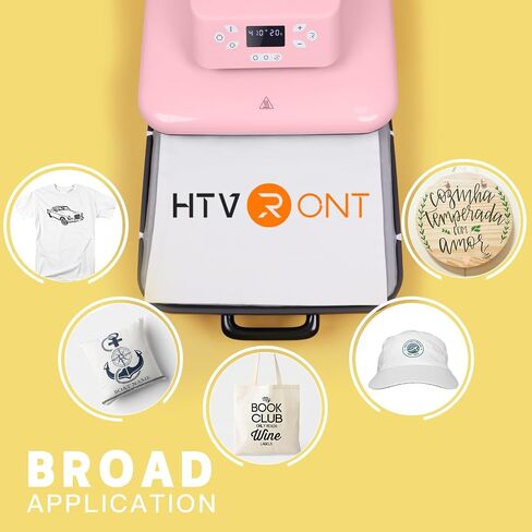 HTVRONT Auto Heat Press Machine for T Shirts - 15x15 Smart T Shirt Press Machine with Auto Release - Professional Heat Press for Sublimation, Vinyl, Heat Transfer Projects in Kuwait