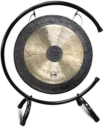 عشاء Gong الصيني Gong Hand Gong 20-45cm Gong Gong Portage الاحتفال الاحتفال بالاحتفال بالاحتفال مع Gongs C (اللون: 35 سم ، الحجم :) in Kuwait