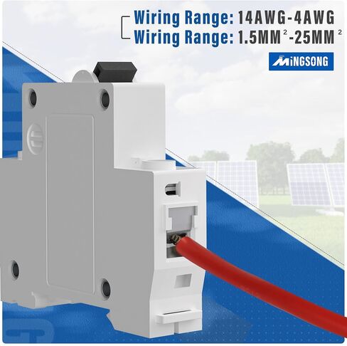 DC Solar Dission Switch 32 AMP Solar Shot Off Switch 12V-400V 2 POLES POLES MINIATURE CIRCUIN in Saudi Arabia