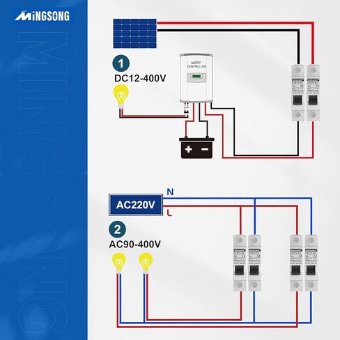 DC Solar Dission Switch 32 AMP Solar Shot Off Switch 12V-400V 2 POLES POLES MINIATURE CIRCUIN in Saudi Arabia