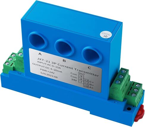 Current Sensor 0-5A 0-10A 0-25A 0-30A AC Current Transmitter 4-20mA 0-10V 0-5V RS485 Current Transducer Converter DC24V(AC 0-15A,Output 0-10mA) in Saudi Arabia