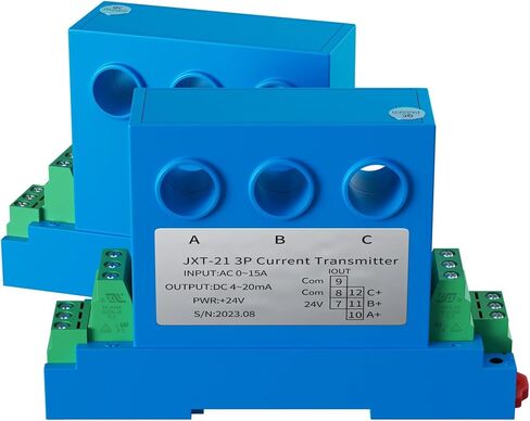Current Sensor 0-5A 0-10A 0-25A 0-30A AC Current Transmitter 4-20mA 0-10V 0-5V RS485 Current Transducer Converter DC24V(AC 0-15A,Output 0-10mA) in Saudi Arabia