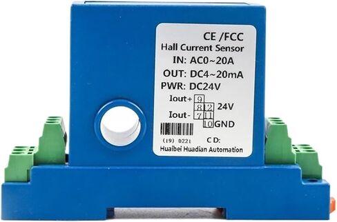 0-50A Transmitter 4-20ma إغلاق الإخراج Hole AC DC المحول الحالي 24VDC (0-5V الإخراج ، 0-150A فتحة DC_12MM) in Saudi Arabia