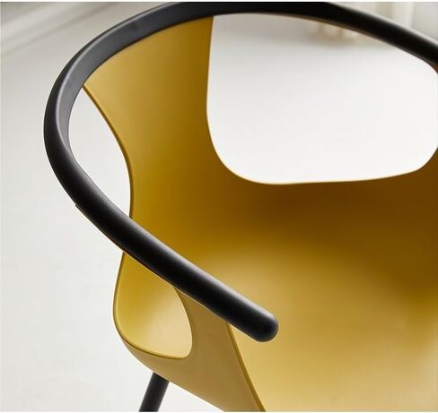 Office Chair Armrest Dining Chair Plastic Dining Chair Restaurant Nordic Makeup Chair Home Office Desk Chairs in Saudi Arabia