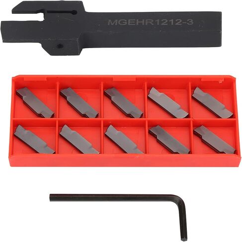 MGEHR1212-3 حامل أدوات تخيب المخرطة ، 10pcs إدراج لارتفاع صلابة ، متانة عالية ، كفاءة القطع السريعة بتكلفة منخفضة in Saudi Arabia