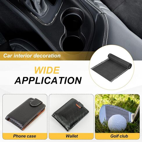 MECCANIXITY Carbon Fiber Fabric, 2ft x 8" Carbon Fiber Cloth Sheet Roll 2x2 Twill Weave 3K 220g for Wall Reinforcement Basement Car Boat Repair DIY, Black in Saudi Arabia