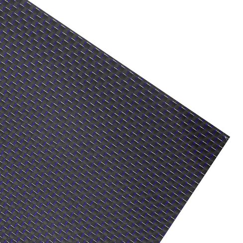 MECCANIXITY Carbon Fiber Sheet 300x200x2mm 3K Carbon Fiber Board with Metallic Threads Plain Weave Glossy Surface Laminate Plate Panel for Automotive, Cars, RC Models, Drones, DIY, Gold in Saudi Arabia