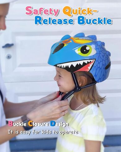 VICTGOAL Toddler Kids Bike Helmet Lightweight 3D Children Bicycle Helmet for Boys and Girls Age 3-8 for Multi-Sport Scooter Cycling Skating in Kuwait