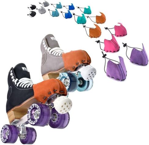 WIFA - Roller Skate Protective Caps - Leather Toe Caps, Guard Protectors w/Rubber Drawstring, Roller Skates, Derby in Saudi Arabia