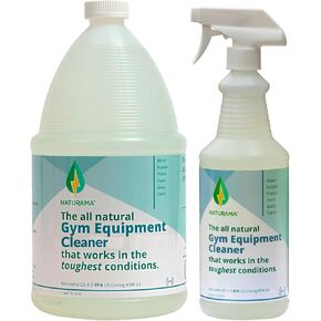 Naturama Yoga Mat Cleaner - Eco-Friendly Gym Equipment Cleaner, Works Great On Exercise Machines, Mats, Sports Gear. Cleans Sweat Without Slippery Residue. unscented and Hypoallergenic. (Refill) in Saudi Arabia