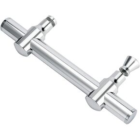 Stainless Steel Glass Door Push-Pull Handle Full Adjustable Hole Di Push Pull Glass Door Handle | Pull Push Barn Door Button Knob | Shower Enclosure Towel Bar Replacement in Saudi Arabia