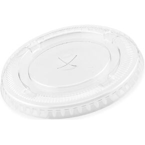[50 Pack] Strawless Sipper Lids for 12-24 oz Clear Plastic Coffee Cup (50 Lids) in Saudi Arabia