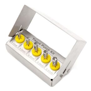 Dental Implant Tissue Punch Kit - 5 Pieces + Free Bur Holder in Kuwait