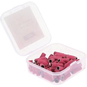50PCS Mini Manicure Sanding Bands 3.1mm Small Nail Sanding Rings for Acrylic Nails for Professional Use and Home DIY in Saudi Arabia