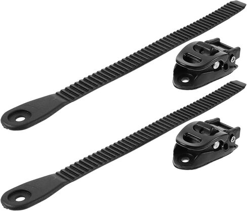 Mipcase 2 Sets Roller Skate Strap, Replacemen Inline Roller Skate Buckle Strap with Screws Nuts Linline Roller Skate Energy Straps for Men Women in Saudi Arabia