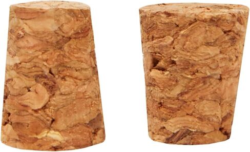مقابس Juvale 100 Pack Mini Cork - 0.4 × 0.3 × 0.5 بوصة - سدادات الفلين مدببة لأنابيب الاختبار ، وزجاجات صغيرة ، للحرف اليدوية ، وزجاجات الجرعة وموزعات التوابل in Saudi Arabia