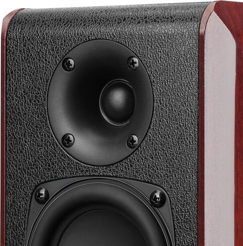 Saiyin Passive Bookshelf Speakers, 2-Way Passive Speakers, 3.5" Woofer & Silk Horn Tweeter, 60Hz Bass for Home/Office/Theater Pair (Needs Amplifier or Receiver to Operate) in Kuwait