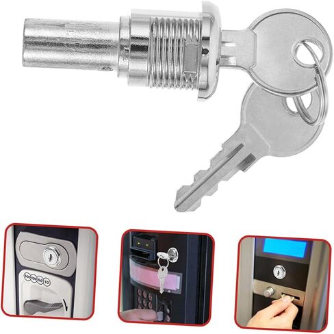 2 مجموعات استبدال لآلات البيع أسطوانة قفل المعادن للوجبات الخفيفة الصودا ومصوفي الحلوى للآلات ووحدات بيع العملة المعدنية in Kuwait