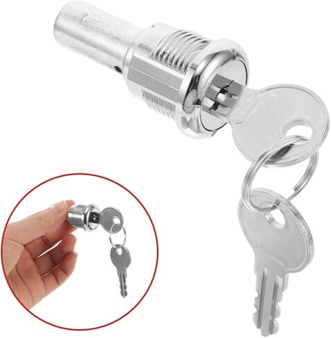 2 مجموعات استبدال لآلات البيع أسطوانة قفل المعادن للوجبات الخفيفة الصودا ومصوفي الحلوى للآلات ووحدات بيع العملة المعدنية in Kuwait