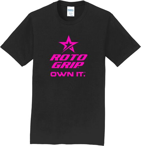 Logo Infusion T -Shirt T -Shirt 100 ٪ Cotton - Roto Grip Bowling - Pink Roto Grip Logo - Design 00at in Saudi Arabia