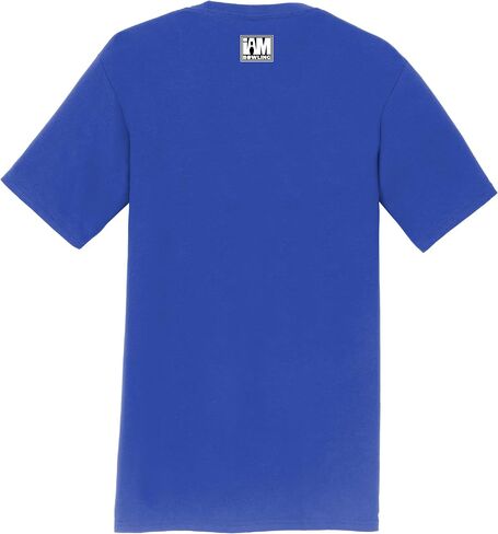 Logo Infusion Blue T-Shirt 100% Cotton - Brunswick Bowling - White Logo - Design 000N in Saudi Arabia