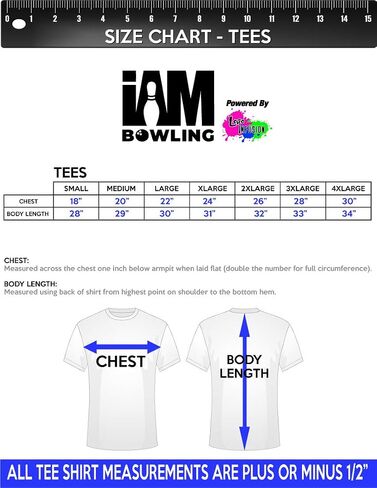 Logo Infusion Blue T-Shirt 100% Cotton - Brunswick Bowling - White Logo - Design 000N in Saudi Arabia