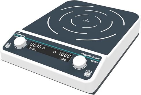 JOANLAB Digital Large Magnetic Stirrer Plate 15L Laboratory High Capacity Magnetic Stir Plate Mixer 50-1500rpm w/Timming Lab Stirrer in Kuwait
