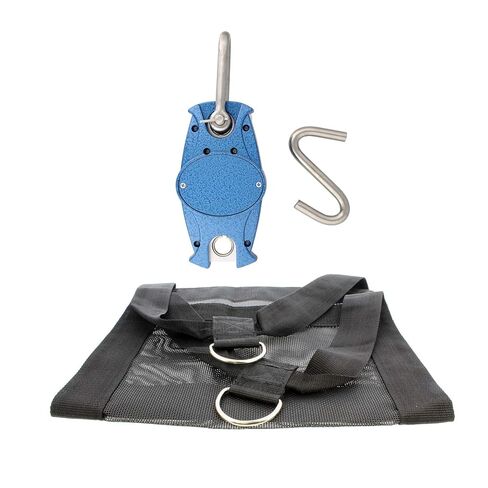 الريف 365 | مقياس شنق رقمي أزرق وعجلات العجل - مقياس رافعة صغير in Kuwait