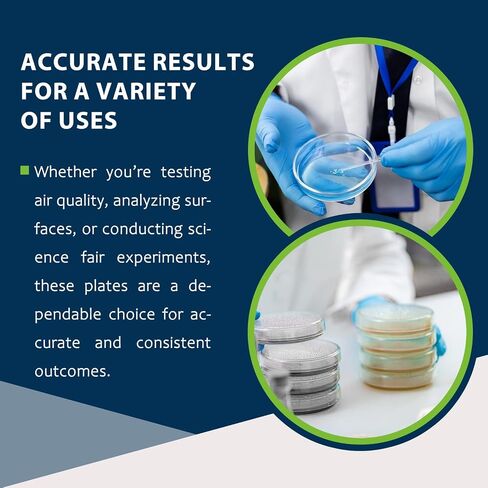 Potato Dextrose Agar(PDA) Plates for Mushroom Cultivation, Mold Detection 10 Pack, and Science Projects – Pre-Poured Petri Dishes in Kuwait