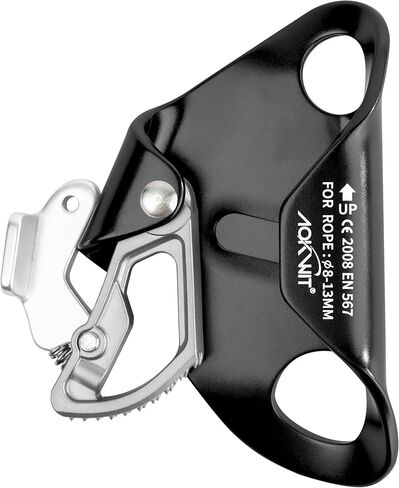 Chest Ascender Tree Climbing Gear Rope Grab High-Strength Aluminum Alloy Rappelling Equipment CE Certified for Rock Climbing Rescue Aerial Work Mountaineering Caving Arborist Work 8-13mm Ropes in Saudi Arabia