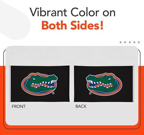 Florida Gators 3' x 5' College Sports Printed Flag - NCAA Licensed - Nylon - School Banner (Black) in Saudi Arabia