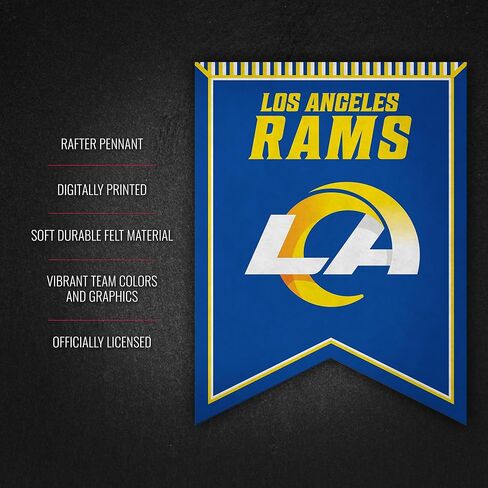 Rico Industries NFL Football 18" X 24" Rafter Felt Pennant in Saudi Arabia