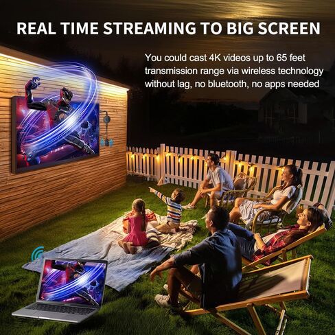 محول HDMI Dongle اللاسلكي 4K ، مستقبل عرض SocllLife لأجهزة iOS/Android/Windows للتلفزيون أو المراقبة أو جهاز العرض ، النسخ المتطابق مع Airplay/Miracast/DLNA للأفلام والعروض التقديمية in Kuwait