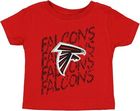 Outerstuff NFL Teams Infants Short Sleeve Fan Scribble Graphic Tee (12-18m) in Saudi Arabia