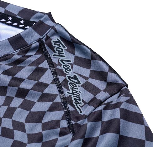 Troy Lee Designs Lilium Short-Sleeve Jersey - Women's, Twisted Checkers Black, S in Saudi Arabia