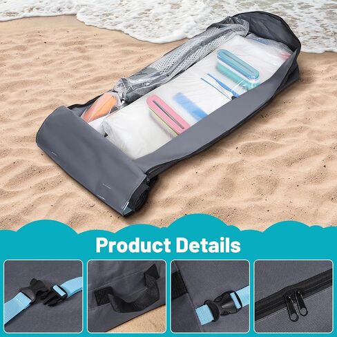 90L PADDLE BOARD BACKPACK ، حقيبة تخزين سفر مجداف قابلة للتنفيذ ، حقيبة كتف محفوظة للوقوف ، ركوب الأمواج الرياضية المائية في الهواء الطلق in Kuwait