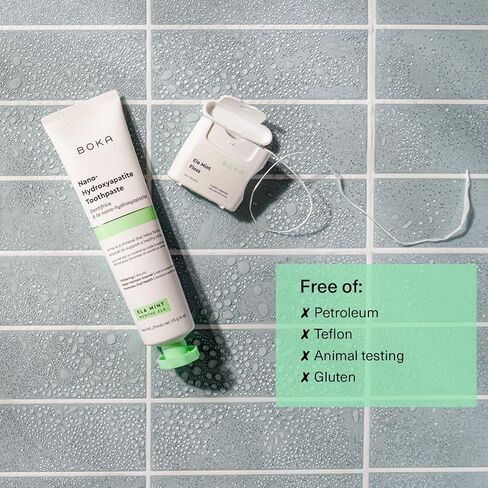 بوكا Ela Mint Loved Dental Lwoss ، مصنوعة من شمع الخضروات النباتية ، خالية من Teflon ، 30 ياردة من خيط الشمع (حزمة 1) in Kuwait