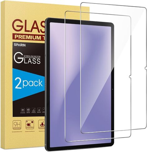 SPARIN 2 Pack Screen Protector for Samsung Galaxy Tab S10 FE Plus 13.1 Inch 2025, Tempered Glass for Samsung Tablet S10 FE+, Case Friendly Accessories, S Pen Compatible, HD Clear Film in Saudi Arabia