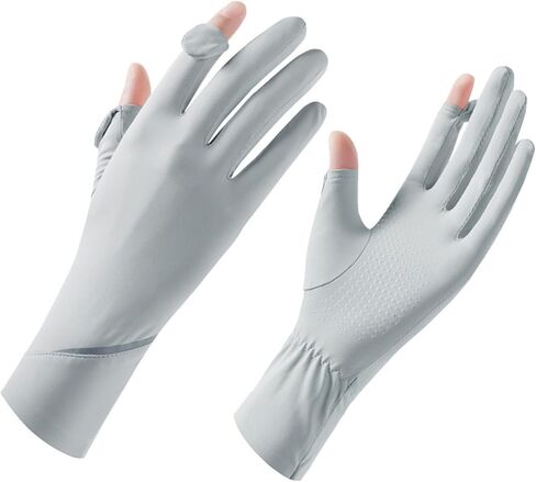 1pair Women Sun Protecting Mittens Touchscreens Gloves Breathable Outdoor Gloves for Daily Use in Saudi Arabia