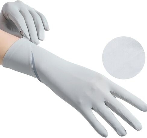 1pair Women Sun Protecting Mittens Touchscreens Gloves Breathable Outdoor Gloves for Daily Use in Saudi Arabia