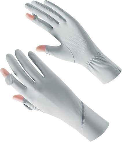1pair Women Sun Protecting Mittens Touchscreens Gloves Breathable Outdoor Gloves for Daily Use in Saudi Arabia