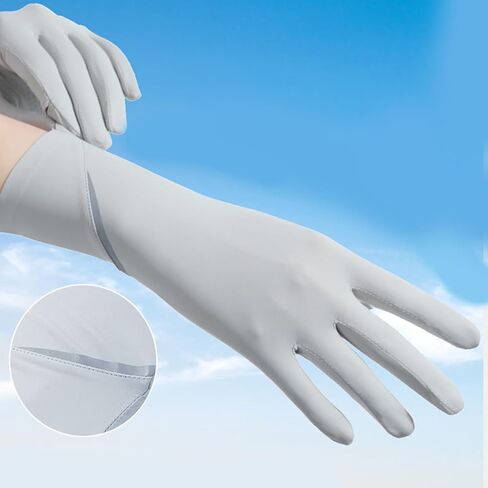 1pair Women Sun Protecting Mittens Touchscreens Gloves Breathable Outdoor Gloves for Daily Use in Saudi Arabia