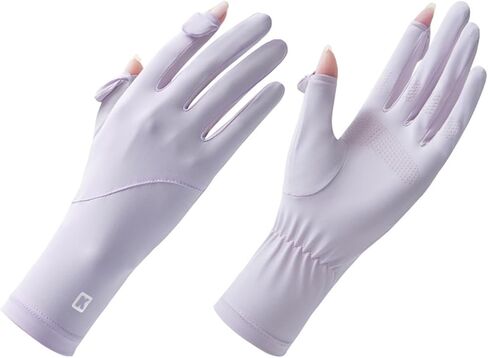1pair Sun Protecting Touchscreens Gloves Ice Silk Cycling Gloves Outdoor Mittens for Running Hiking in Saudi Arabia