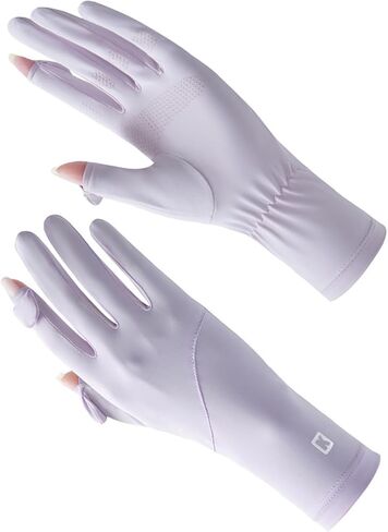 1pair Sun Protecting Touchscreens Gloves Ice Silk Cycling Gloves Outdoor Mittens for Running Hiking in Saudi Arabia