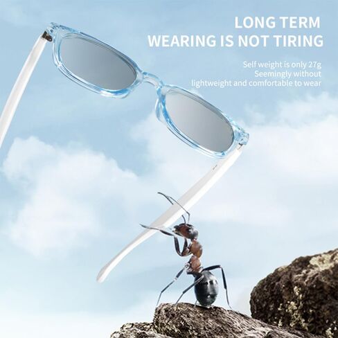 Smart Glasses Bluetooth Audio Sunglasses for Men Women with Dual Stereo Speakers, Open Ear Music &HD Calling, Touch &Voice Assistant, UV Protection——Gold in Kuwait