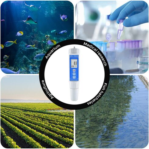 oxímetros for acuarios and Dissolved Oxygen Meter for Water with BOD attatched Probe for Fish Hatcheries, Water Conditioning Plants and Agriculture by Model:(PDO 519) in Kuwait