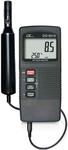 oxímetros for acuarios and Dissolved Oxygen Meter for Water with BOD attatched Probe for Fish Hatcheries, Water Conditioning Plants and Agriculture by Model:(PDO 519) in Saudi Arabia